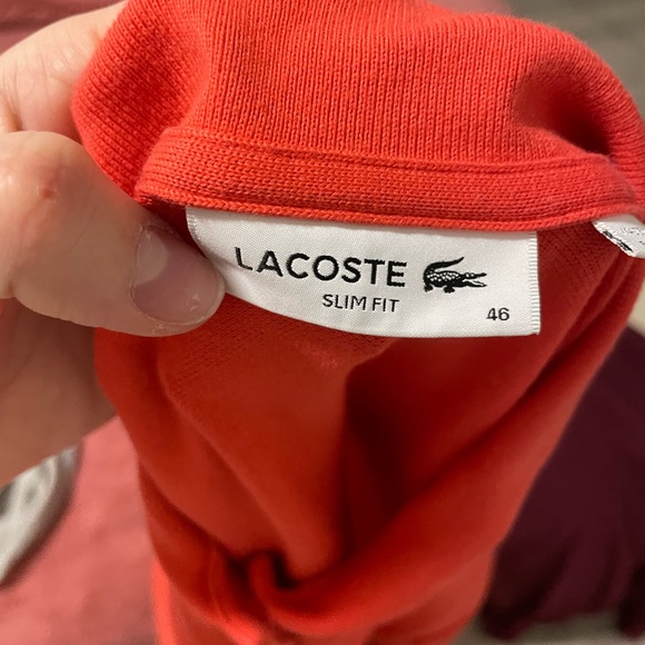 LACOSTE RED SLEEVELESS TOP - Picture 4 of 4